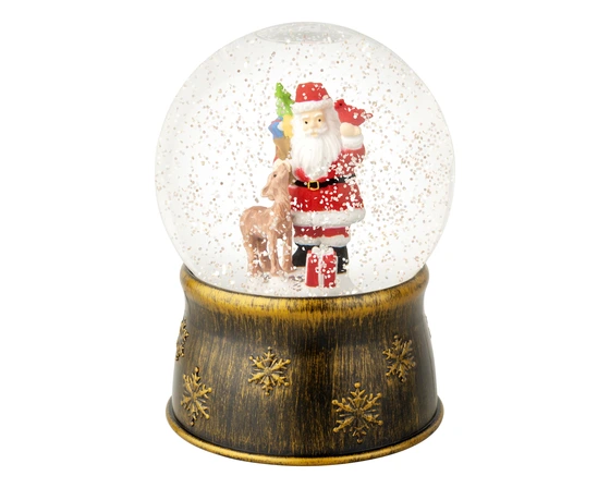 Led Snowglobe Plastic Snowglobe Steady Bo Indoor - image 1