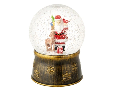 Led Snowglobe Plastic Snowglobe Steady Bo Indoor