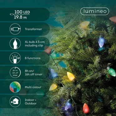 LED vintage lights xl gb 8 function twinkle effect outdoor - image 3