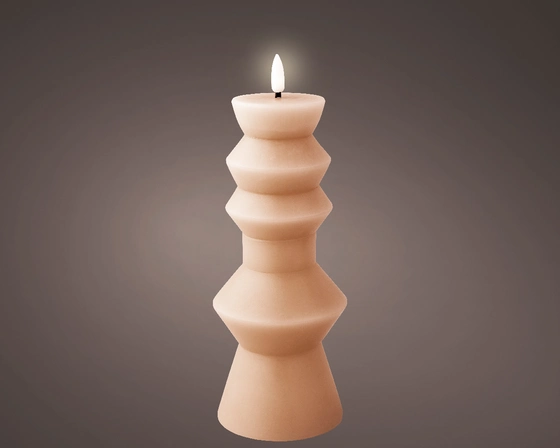 Led Wick Candle Wax Candleholder Steady Bo Indoor