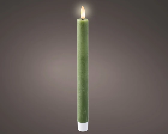 Led Wick Dinner Candle Wax Flat Top Steady Bo Indoor - image 2