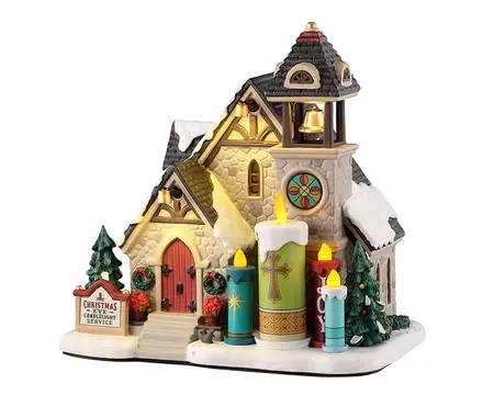 Lemax Candlelight Church - image 1