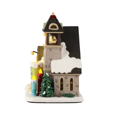 Lemax Candlelight Church - image 3