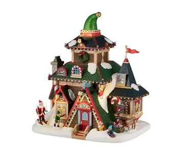 Lemax Elwood's Elf Lodge
