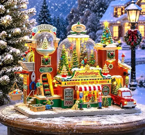 Lemax Everlasting Christmas Trees - image 3