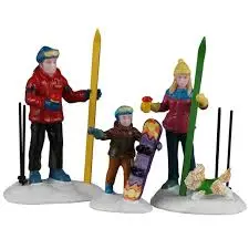 Lemax Family Ski Day