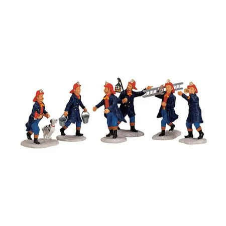 Lemax Fireman (Set Of 6)