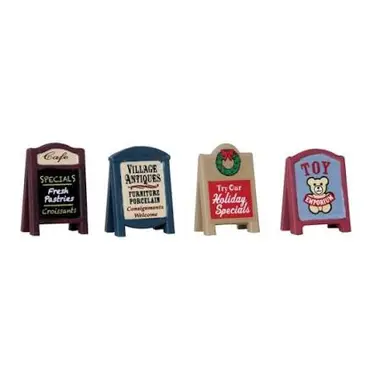 Lemax General Village Signs