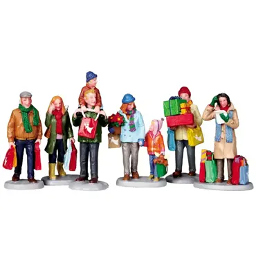 Lemax Holiday Shoppers