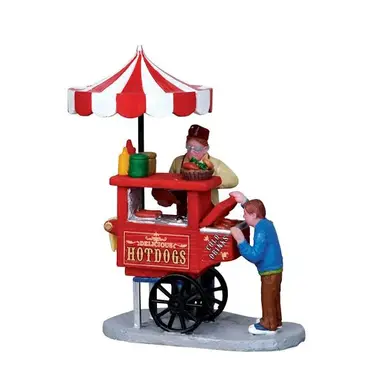 Lemax Hot Dog Cart