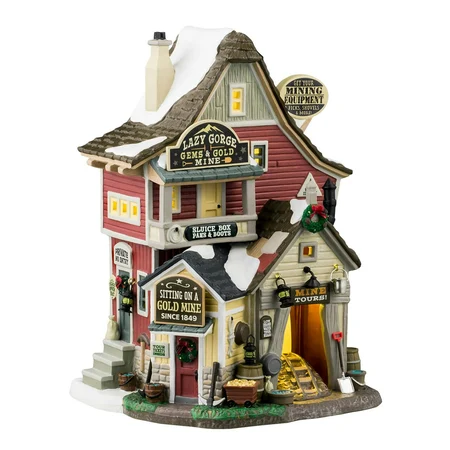 Lemax Lazy Gorge Gems & Gold Mine - image 1