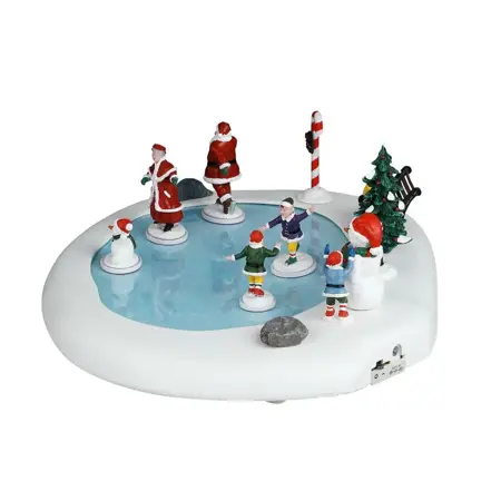 Lemax Northern Lights Skating Pond - image 2