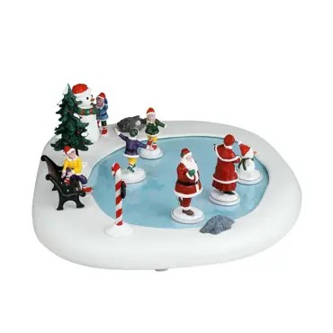 Lemax Northern Lights Skating Pond - image 3