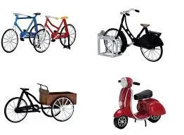 Lemax Other Acc. Caddington Moped And Bikes