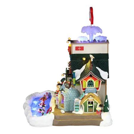 Lemax Santa's Hot Springs Oasis - image 3