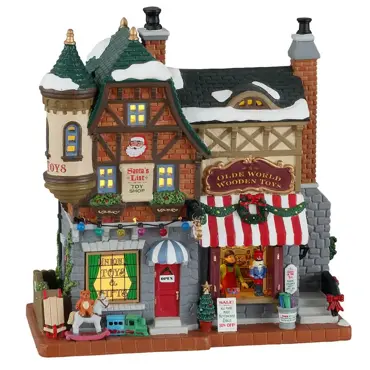 Lemax Santa's List Toy Shop