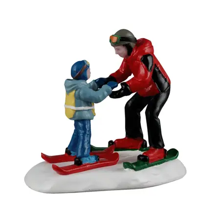 Lemax Ski Slope Lesson