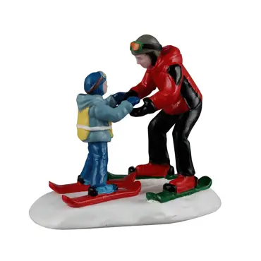 Lemax Ski Slope Lesson