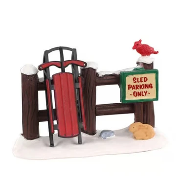 Lemax Sled Parking Only