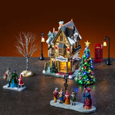 Lemax Tannenbaum Christmas Shoppe Set - image 3