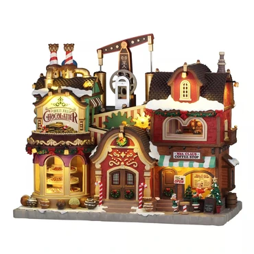 Lemax The Holly Jolly Chocolatier & Mrs. Claus - image 1