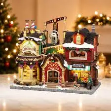 Lemax The Holly Jolly Chocolatier & Mrs. Claus - image 2