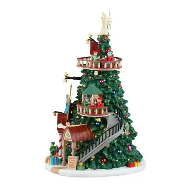 Lemax The Tannenbaum Tower Christmas Shops - image 3