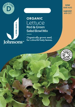 Lettuce Red & Green Salad Bowl Mix Org