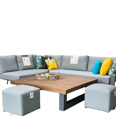 LIFE Fitz Roy Corner Set with Wooden Coffee Table - image 1