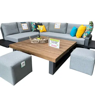 LIFE Fitz Roy Corner Set with Wooden Coffee Table - image 5