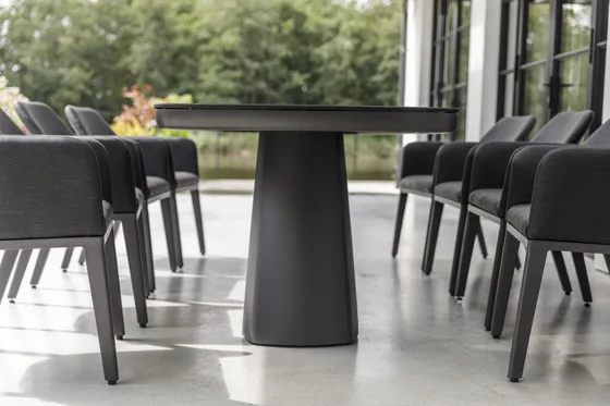 Life Madeira 8 Seat Dining Set in Lava with Nuna Chairs - image 7