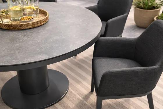 LIFE Oslo 6 Seater Mist Grey Dining set - image 3