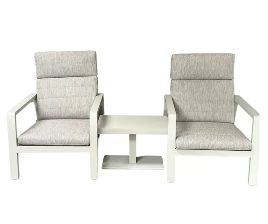 LIFE Outdoor Living Laguna 3 Piece Relaxing Recliner Patio Set -Beige - image 4