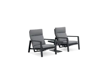 LIFE Outdoor Living Laguna 3 Piece Relaxing Recliner Patio Set