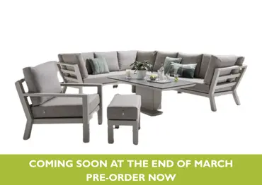 LIFE Timber High Arm Corner Set with Armchair Beige