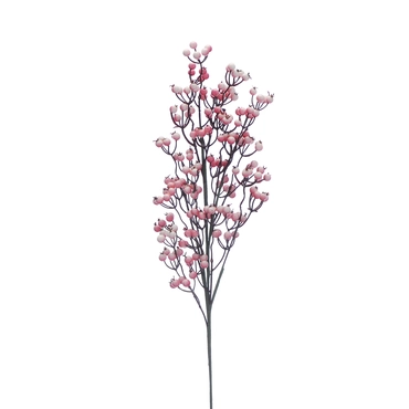 Light Pink / White Berry Stem 76cm