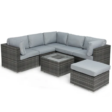London Corner Group with Ice Bucket and Chair (Grey) - image 4
