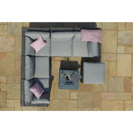 London Corner Group with Ice Bucket and Chair (Grey) - image 6