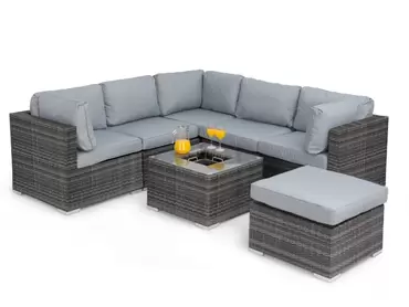 London Corner Group with Ice Bucket and Chair (Grey) - image 1