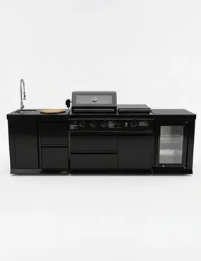 Luxe Outdoor Kitchen 5 Burner with Sink and Fridge - image 1