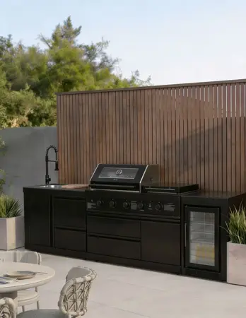 Luxe Outdoor Kitchen 5 Burner with Sink and Fridge - image 2