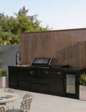 Luxe Outdoor Kitchen 5 Burner with Sink and Fridge - image 2