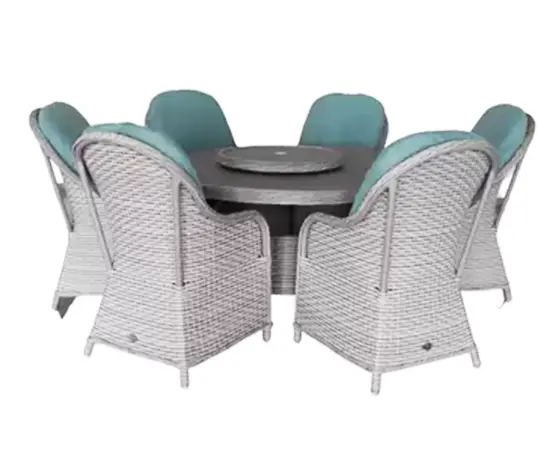 Malibu 6 Seat Round Dining Set - image 1