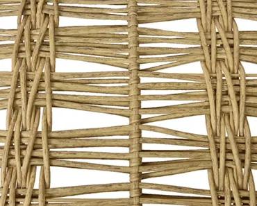 Manzanillo Hanging Wicker 2-Seater Egg Chair (Natural) - image 2