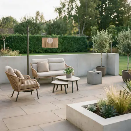 Matera Latte Rope Floor Lamp - image 2