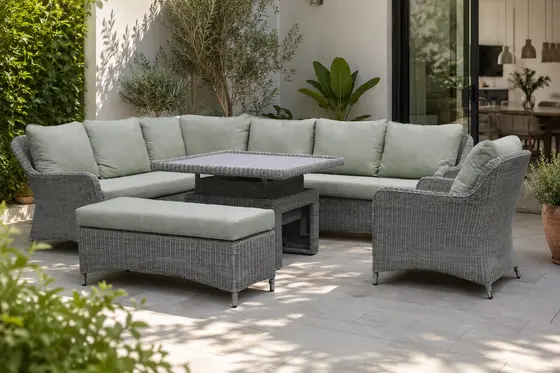 Melina Corner Sofa Set - image 2