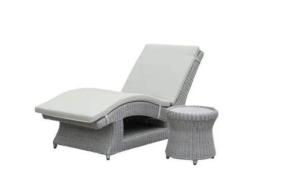Melina Sun Lounger with Side Table - image 1