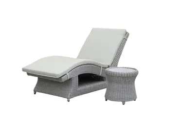 Melina Sun Lounger with Side Table - image 1