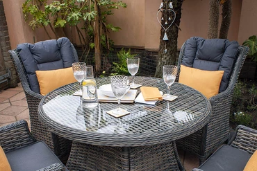Miami 4 Seater Round Dining Set - image 5
