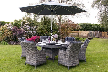 Miami 6 Seater Round Dining Set - image 3